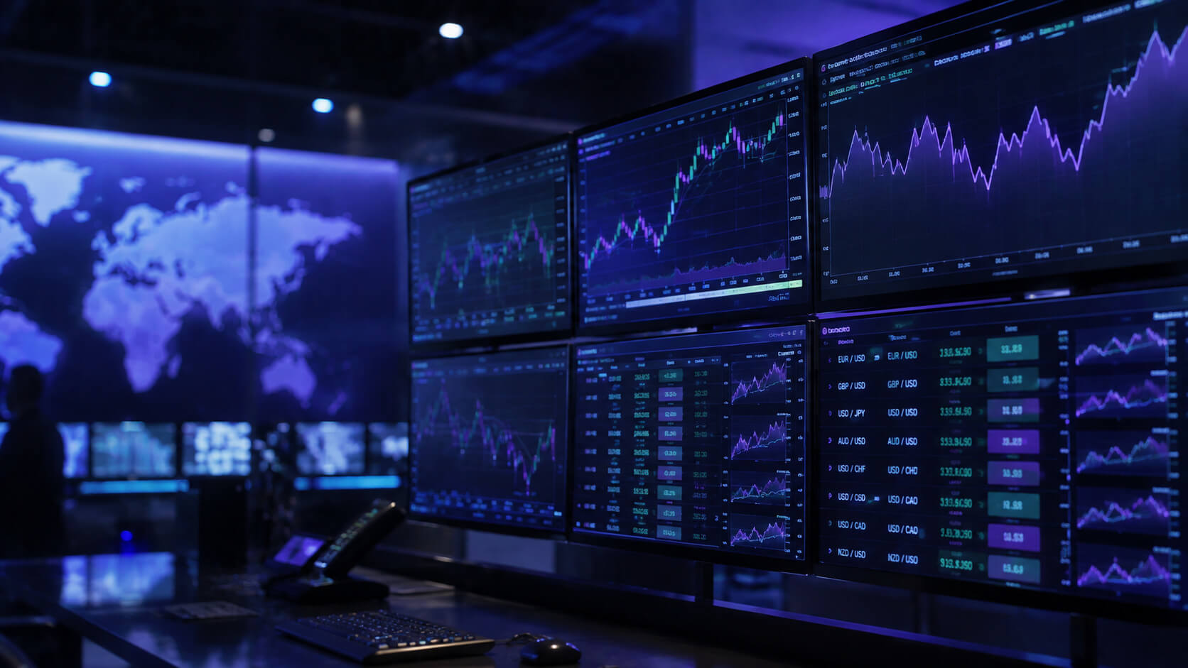 mercado cambiario global operando 24 horas
