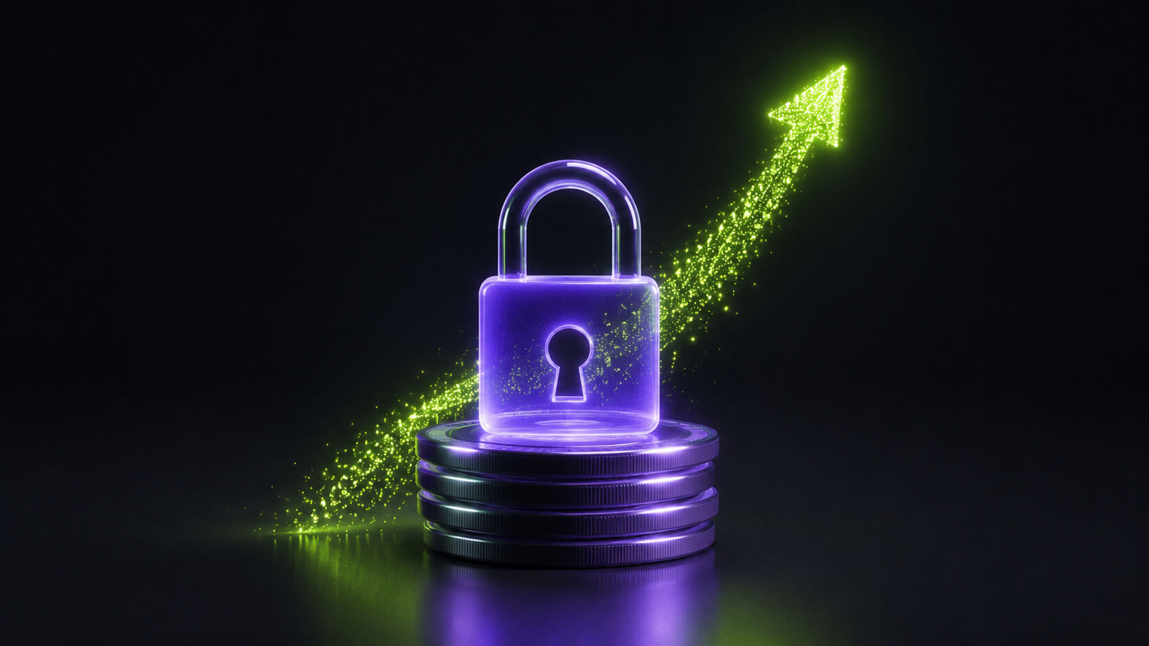 criptomonedas bloqueadas generando recompensas mediante staking
