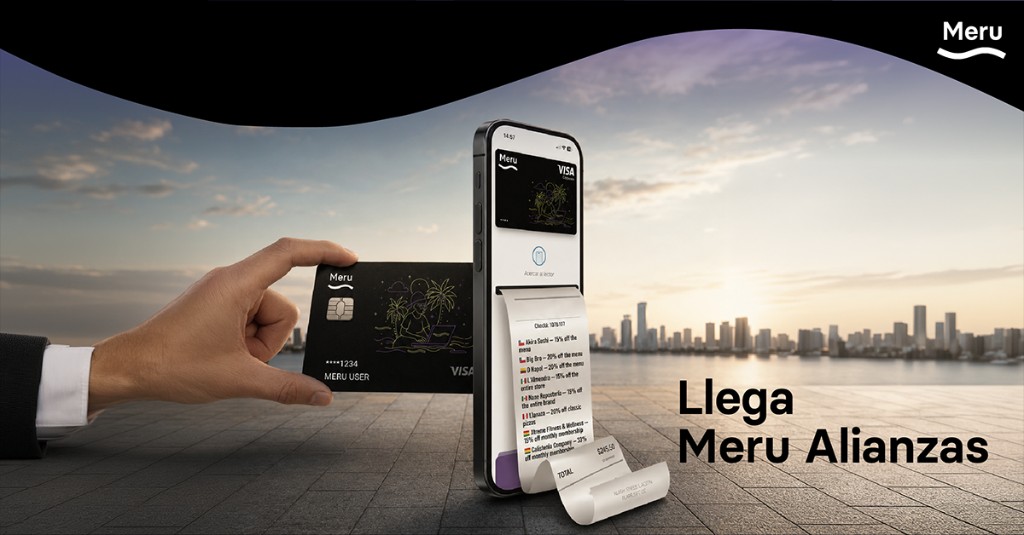 Llega Meru Alianzas — descuentos exclusivos con tu MeruCard